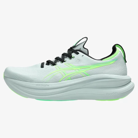 Asics Gel Nimbus 28 in Grey/Green