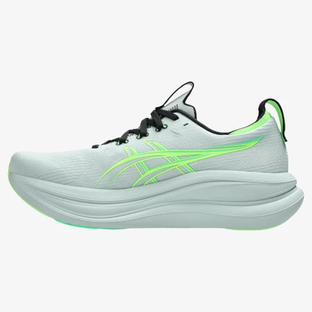 Asics Gel Nimbus 28 in Grey/Green