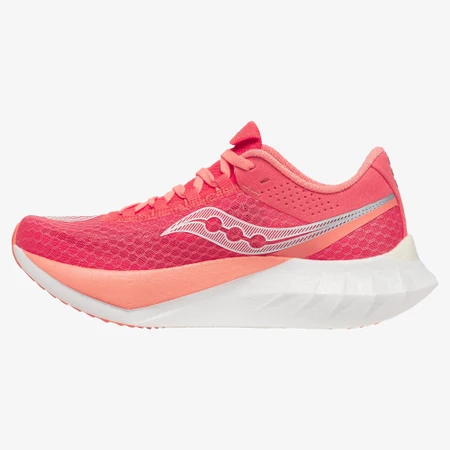 Saucony Endorphin PRO 4 in Coral/White