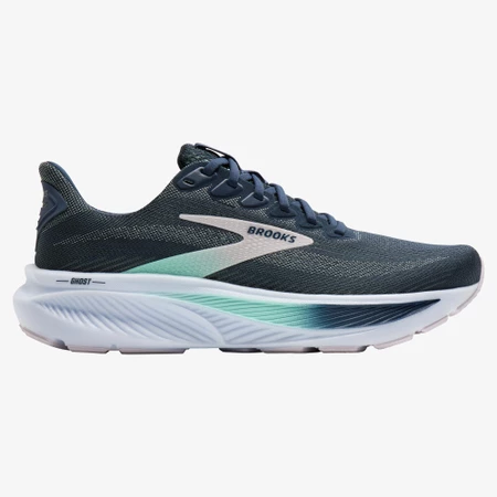Brooks Ghost 17 in Spellbound/Turq