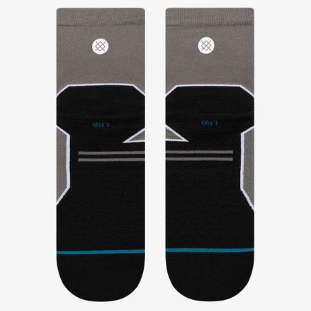 Stance Run Light Quarter Socks in Grey
