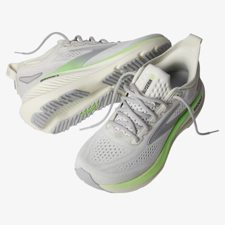 Brooks Glycerin 23 2E Wide in Grey/Green