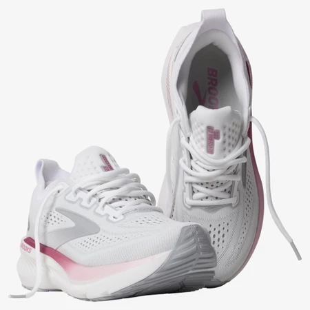 Brooks Glycerin GTS 23 in White/Harbor Mist