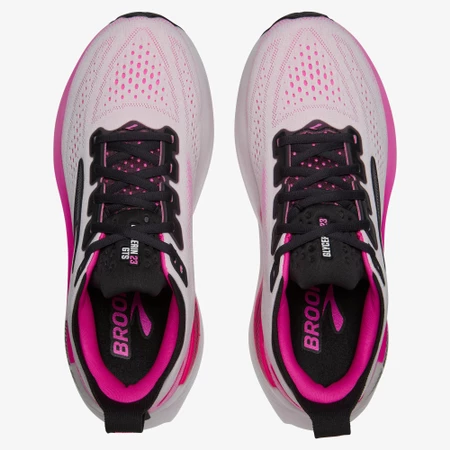 Brooks Glycerin GTS 23 in White/Pink