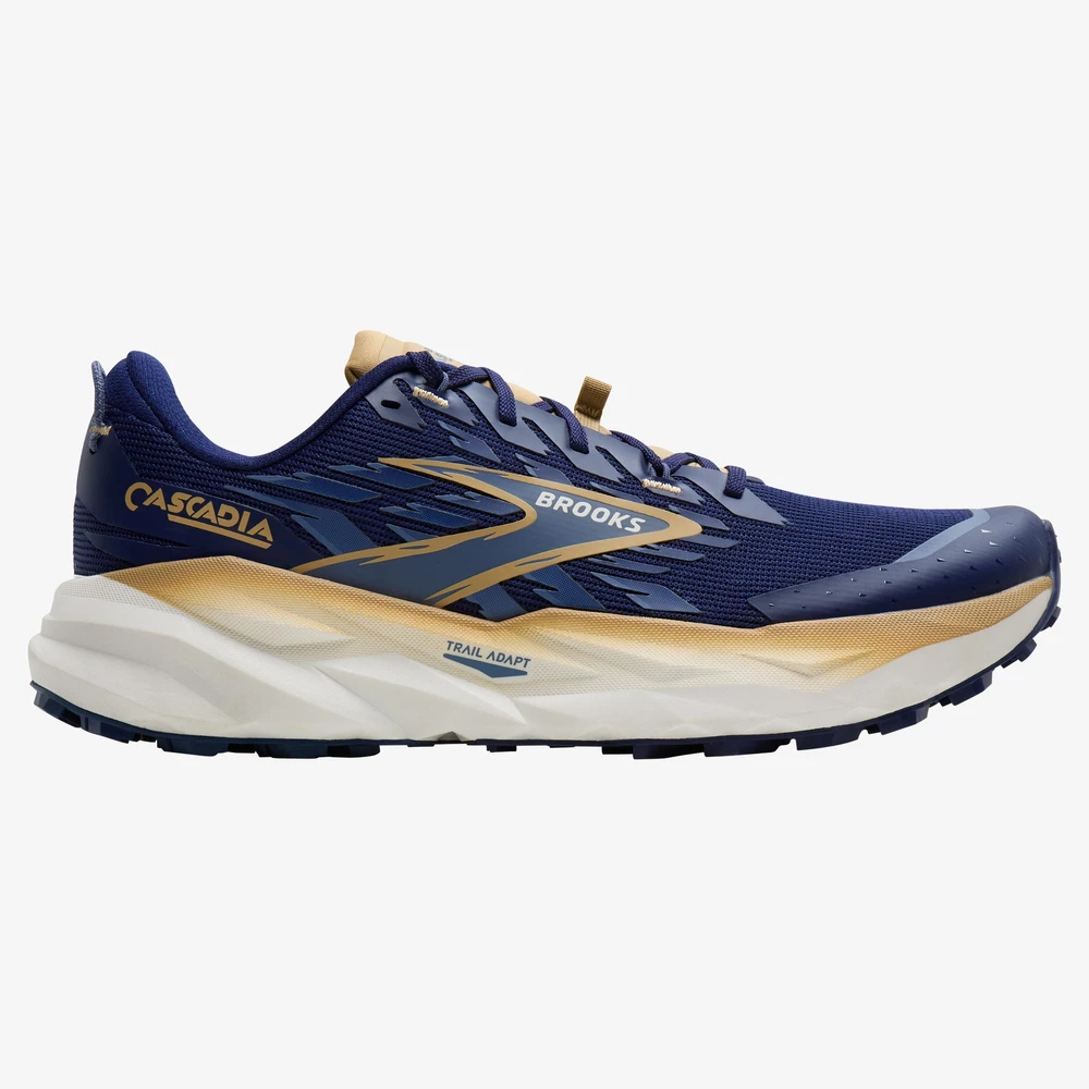 Brooks Cascadia 19 in Blue/Starfish
