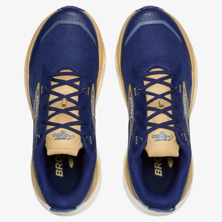 Brooks Cascadia 19 in Blue/Starfish