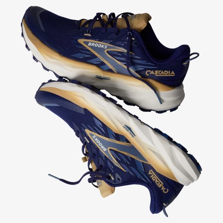 Brooks Cascadia 19 in Blue/Starfish