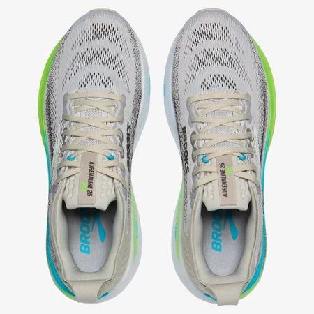 Brooks Adrenaline GTS 25 in  Oyster/Green