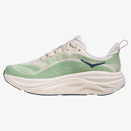 Hoka SkyFlow in Alabaster/Green
