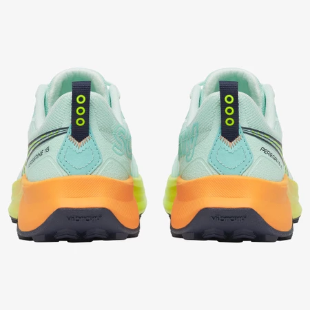 Saucony Peregrine 16 in Aqua/Orange