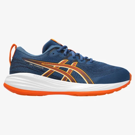 Asics Gel Cumulus 27 GS in Blue/Orange