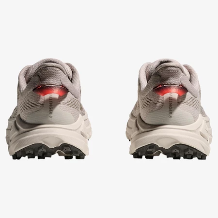 Hoka Challenger 8 Wide in Stucco/Grey