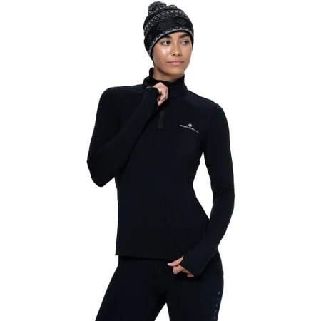 Ronhill Core Half-Zip Top in Black