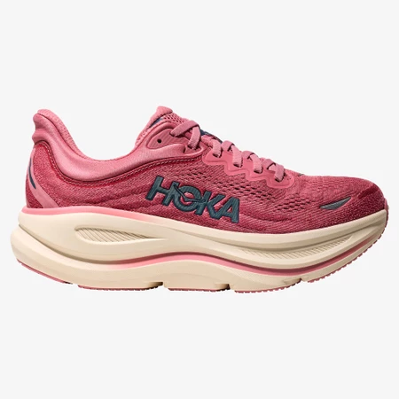 Hoka Bondi 9 Wide in Lingonberry/Cranberry