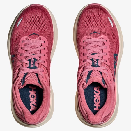 Hoka Bondi 9 Wide in Lingonberry/Cranberry
