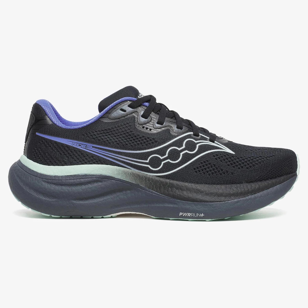 Saucony Ride 19 in Black/Calm