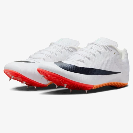 Nike Zoom Rival Sprint in White/Crimson