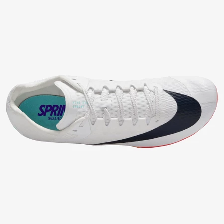 Nike Zoom Rival Sprint in White/Crimson
