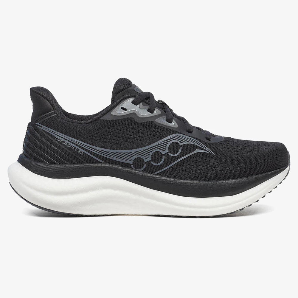 Saucony Triumph 23 in Black/White