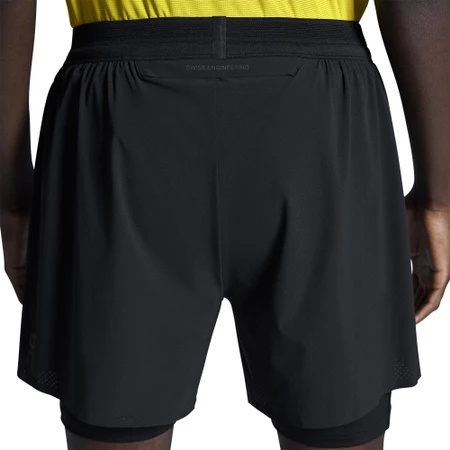 On Performance 5IN 2-in-1 Shorts in Black