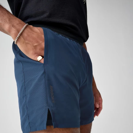 Brooks Dash 2-in-1 Shorts in Midnight