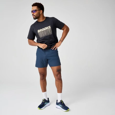 Brooks Dash 2-in-1 Shorts in Midnight