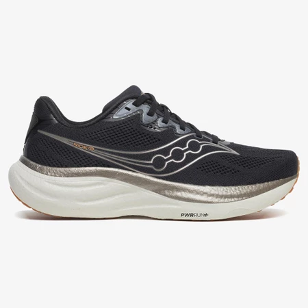 Saucony Ride 19 in Black/Silver