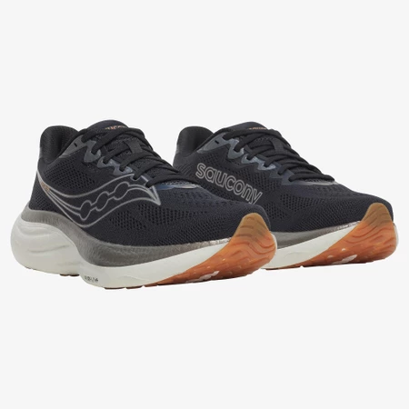 Saucony Ride 19 in Black/Silver