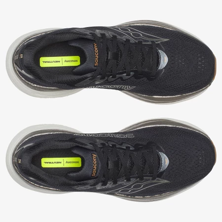 Saucony Ride 19 in Black/Silver