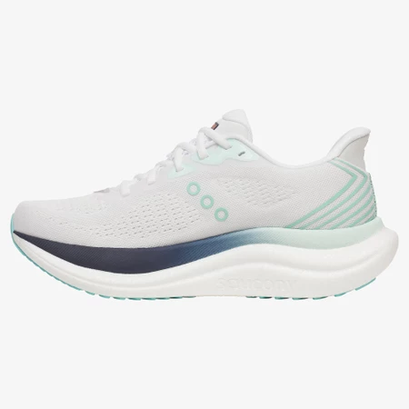 Saucony Triumph 23 in White/Navy