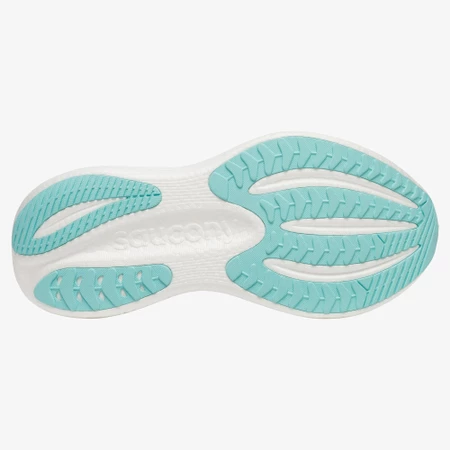 Saucony Triumph 23 in White/Navy