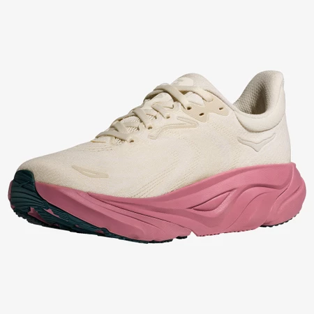 Hoka Arahi 8 Wide in Alabaster/Ligonberry