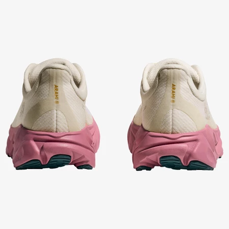 Hoka Arahi 8 Wide in Alabaster/Ligonberry