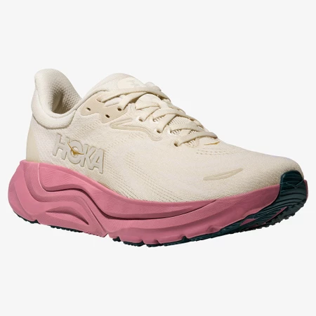 Hoka Arahi 8 Wide in Alabaster/Ligonberry