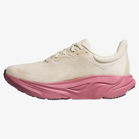Hoka Arahi 8 Wide in Alabaster/Ligonberry