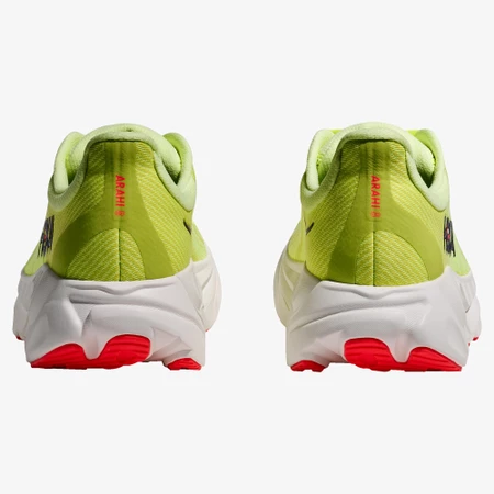 Hoka Arahi 8 Wide in Neon Yuzu