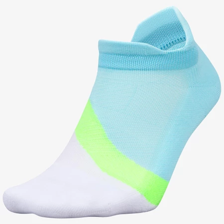 Feetures Elite Light Cushion No Show Socks in Aqua