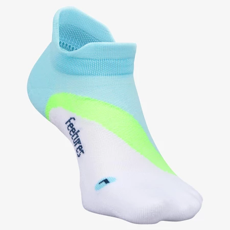 Feetures Elite Light Cushion No Show Socks in Aqua
