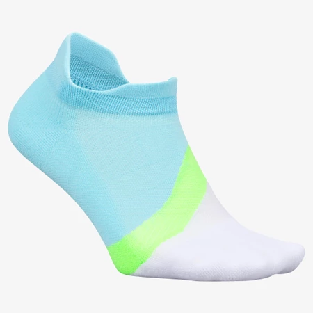 Feetures Elite Light Cushion No Show Socks in Aqua