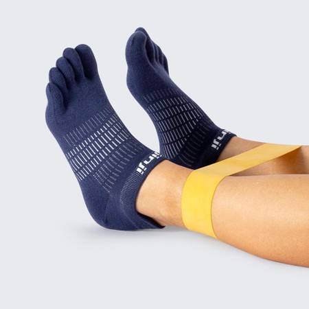 INJINJI  Women's Run Lightweight No-Show Toe Socks