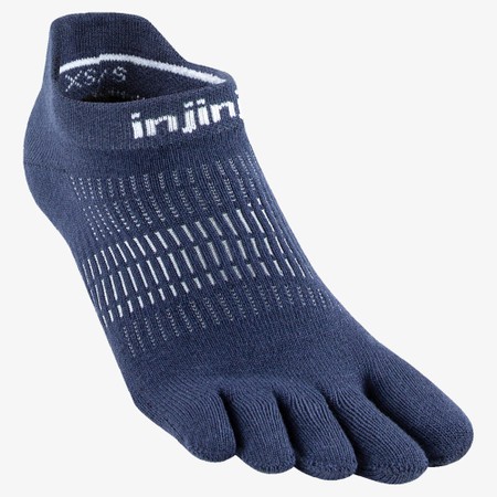 INJINJI  Women's Run Lightweight No-Show Toe Socks