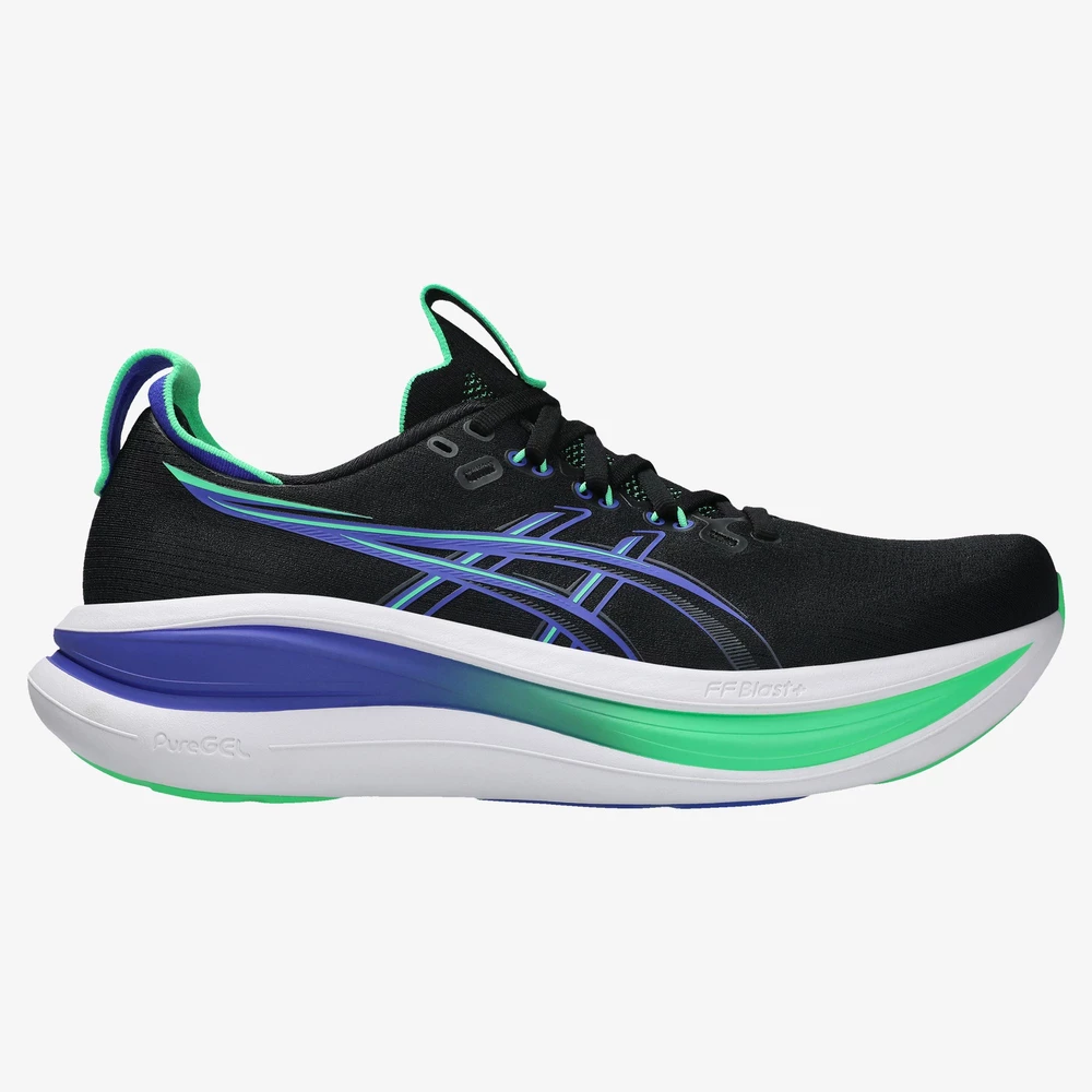 Asics Gel Nimbus 28 in Black/Cobalt