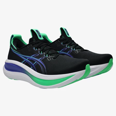 Asics Gel Nimbus 28 in Black/Cobalt