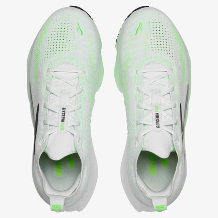 Brooks Glycerin Flex in White/Green