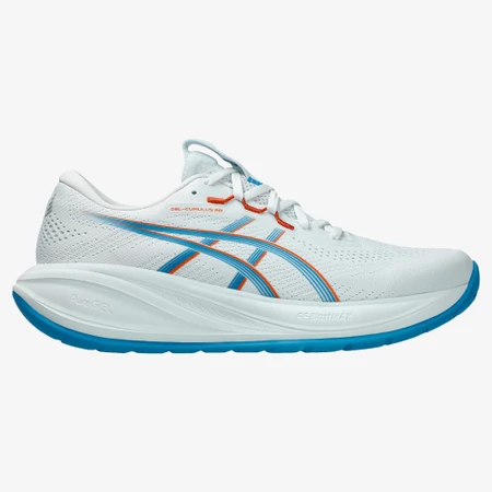 Asics Gel Cumulus 28 in White/Blue