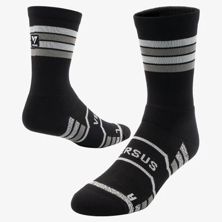 Versus Trail Run Socks in Black/Grey