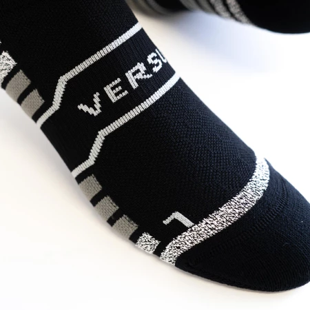 Versus Trail Run Socks in Black/Grey