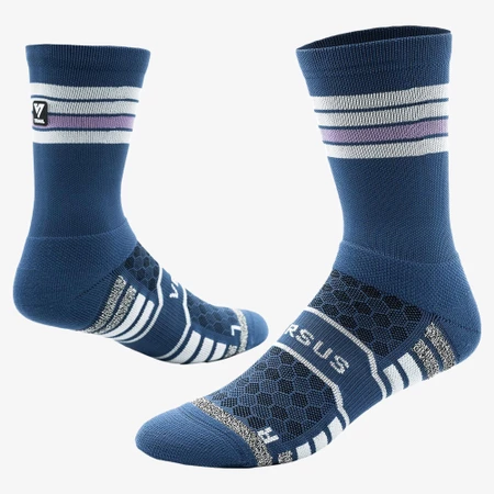 Versus Trail Run Socks in Blue/Lilac