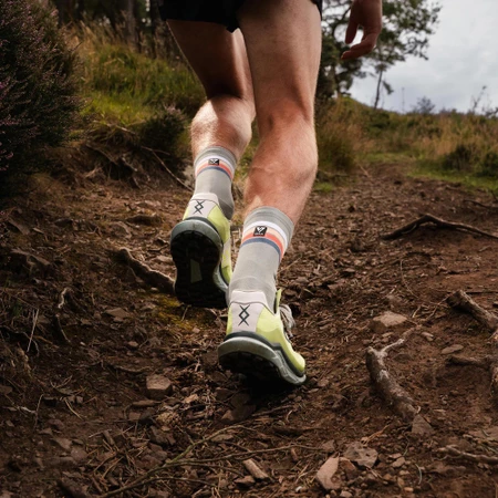 Versus Trail Run Socks in Sage Stripes