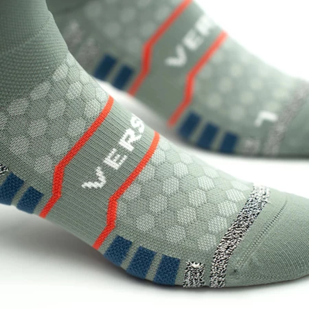 Versus Trail Run Socks in Sage Stripes